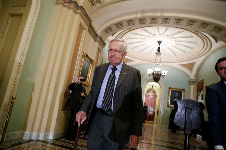 Senate Minority Leader Harry Reid of Nev. said that he is so disappointed by the election of Donald Trump that he won’t be able to get over it for a 
