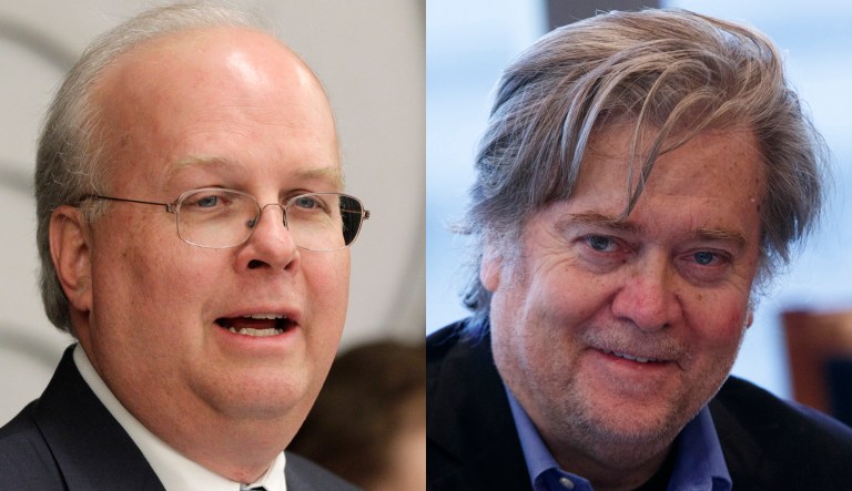 Karl Rove says Steve Bannon only hurt the Trump White House. (AP)