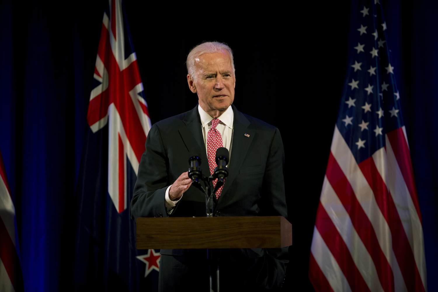 Biden right to criticize Trump abroad, White House says
