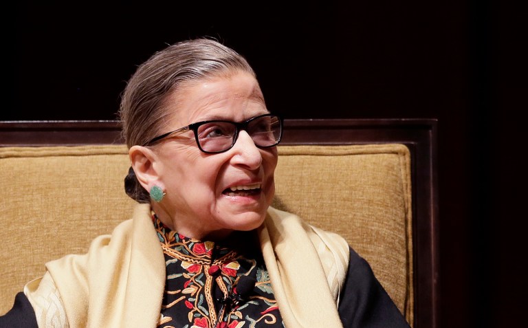 Trump confidant wants the president to make a deal with Supreme Court Justice Ruth Bader Ginsburg on her retirement. (AP Photo/Carlos Osorio)