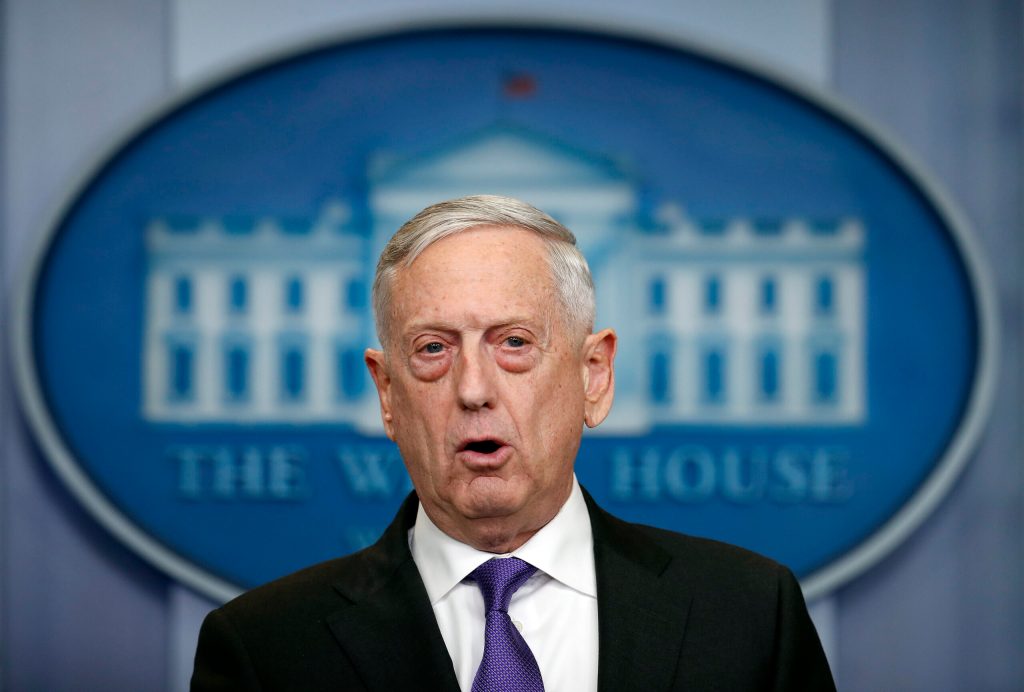 Jim Mattis: Syria’s ill-conceived attack on US-backed fighters ‘perplexing’