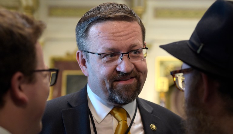 White House national security aide Sebastian Gorka argued Monday that President Trump can call his immigration executive order a 
