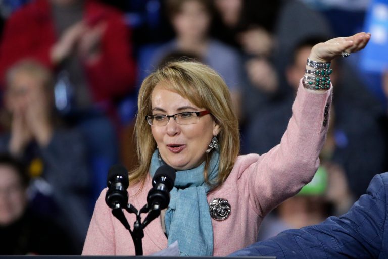 Former Arizona Democratic Rep. Gabrielle Giffords on Thursday told a Republican congressman to 