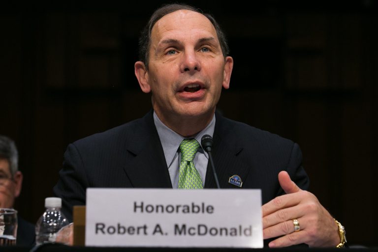 Robert McDonald, the secretary of Veterans Affairs who took over the agency embroiled in scandal in June, recently falsely claimed he served in the Army Special Forces. (Graeme Jennings/Examiner)