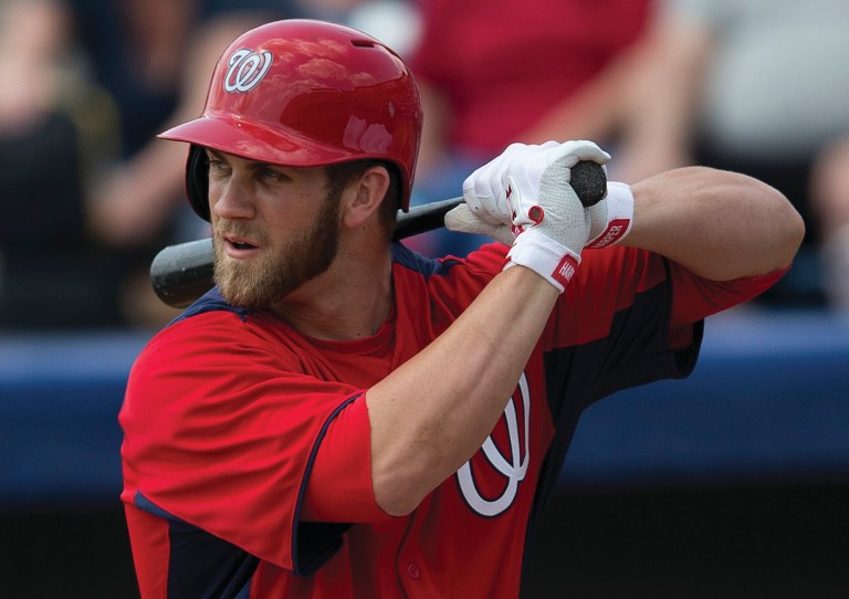 Evan Vucci/AP
Bryce Harper's success as a 19-year-old rookie gives Nationals fans hope that he can have a Mickey Mantle-like career.