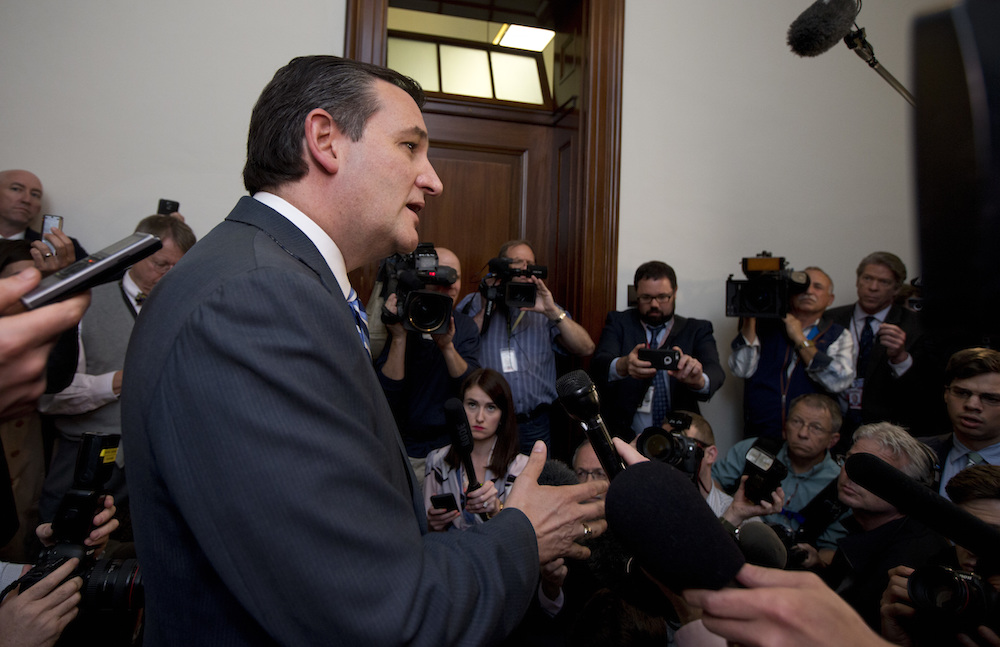 During major speech, Cruz avoids talk of Trump