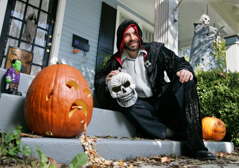 It's 3 a.m., and you've just been triggered by the thought of someone's Halloween costume. What do you do? (AP Photo/Mark Humphrey)