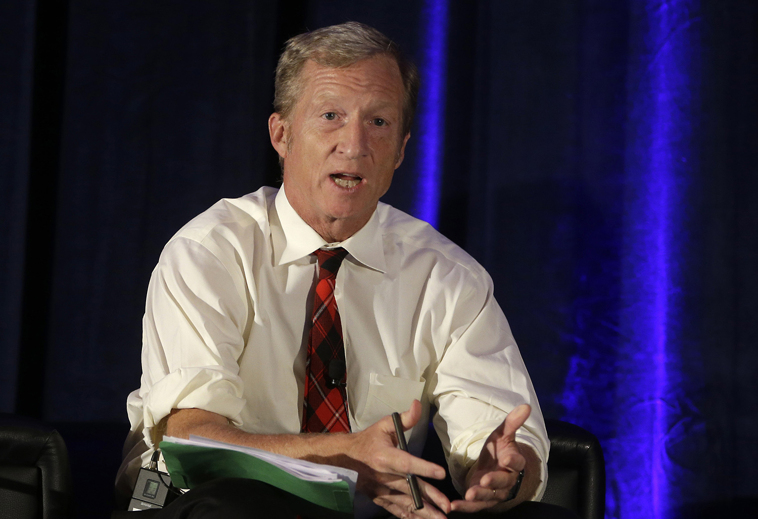 Conservative group hits Steyer as a crony capitalist