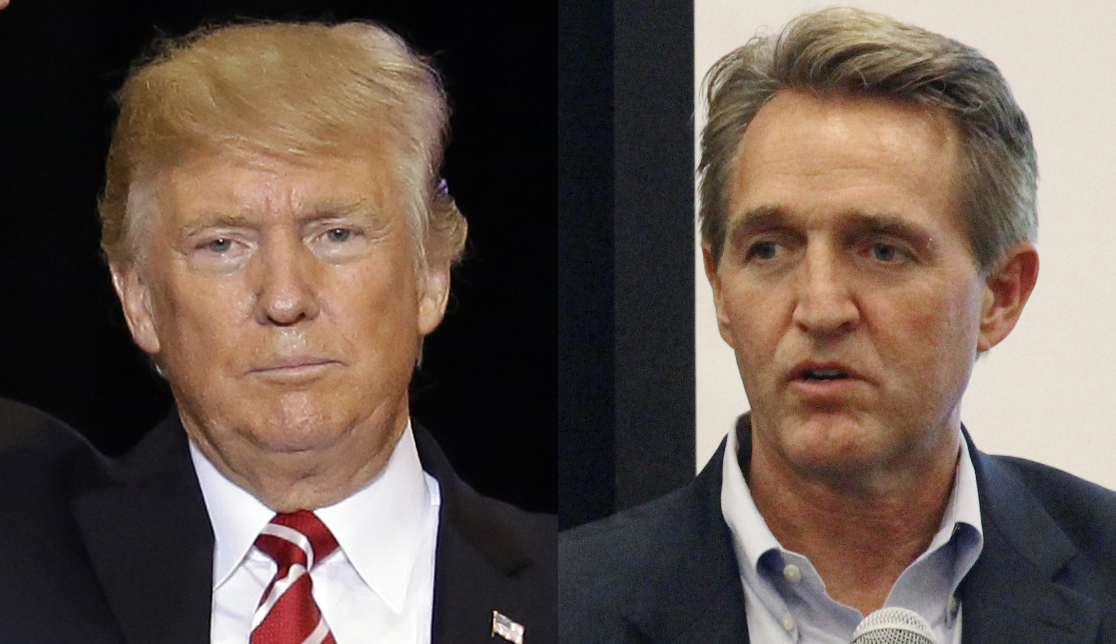 Trump criticizes Jeff Flake by name less than 12 hours after saying he wouldn’t