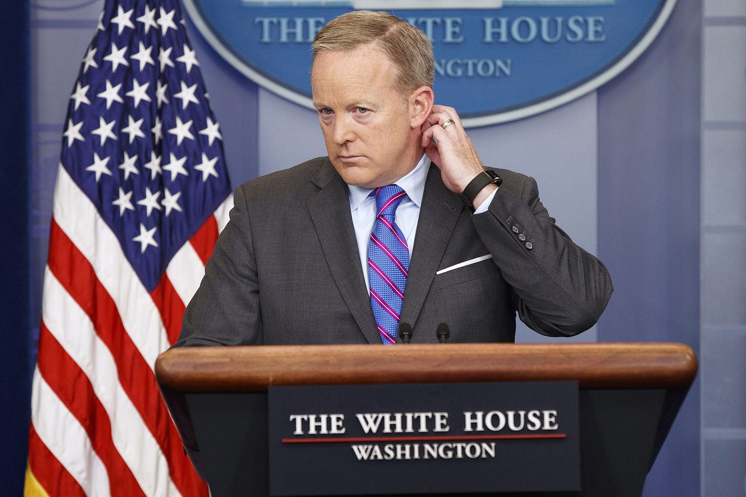 Sean Spicer must explain what Trump meant when he called James Comey a ‘nut job’