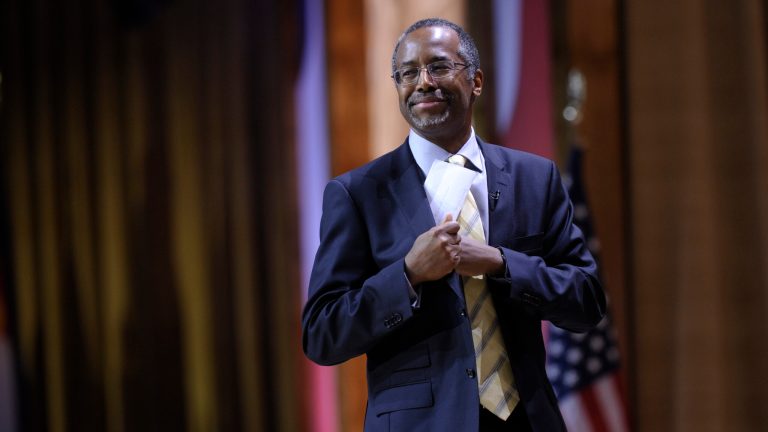 Ben Carson is the first Republican to begin the 2016 race for the White House. (AP Photo)