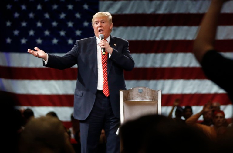 Trump begins work with less support than any other president in seven decades of presidential polling and that's probably not changing anytime soon. Altogether, 44 percent approve and 48 percent disapprove. (AP Photo/Gerald Herbert)