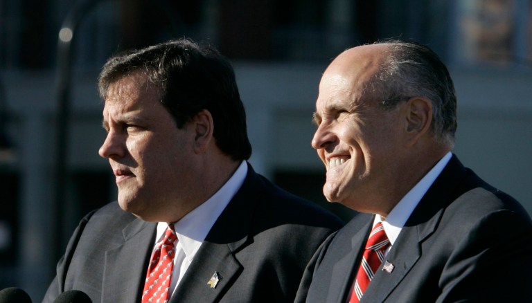 Former New York City Mayor Rudy Giuliani said the scandal won't likely be career-ending for New Jersey Gov. Chris Christie. (AP File)