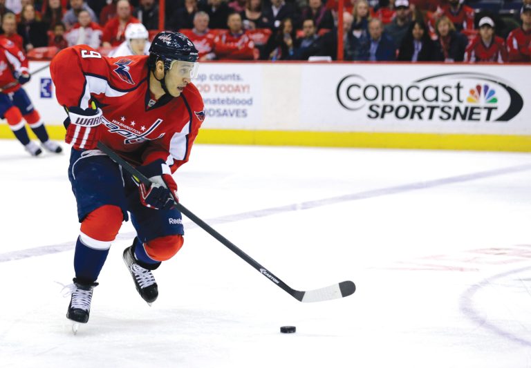 Alex Brandon/AP
Mike Ribeiro and the Capitals have won 10 of their last 14 games to move into first place in the Southeast Division.