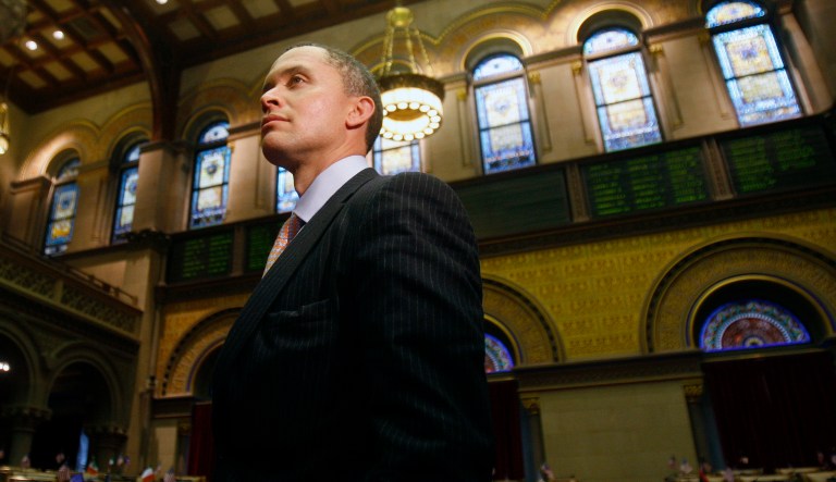 Harold Ford Jr. worked at Morgan Stanley when a female reporter accused him of groping and stalking her. As a result, Ford's employer, Morgan Stanley, fired him. (AP Photo/Mike Groll, File)