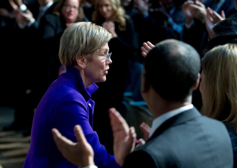 Elizabeth Warren has made President Obama's life difficult, and progressive activists are increasingly looking to her, rather him, to be their advocate. (AP Photo)Â 