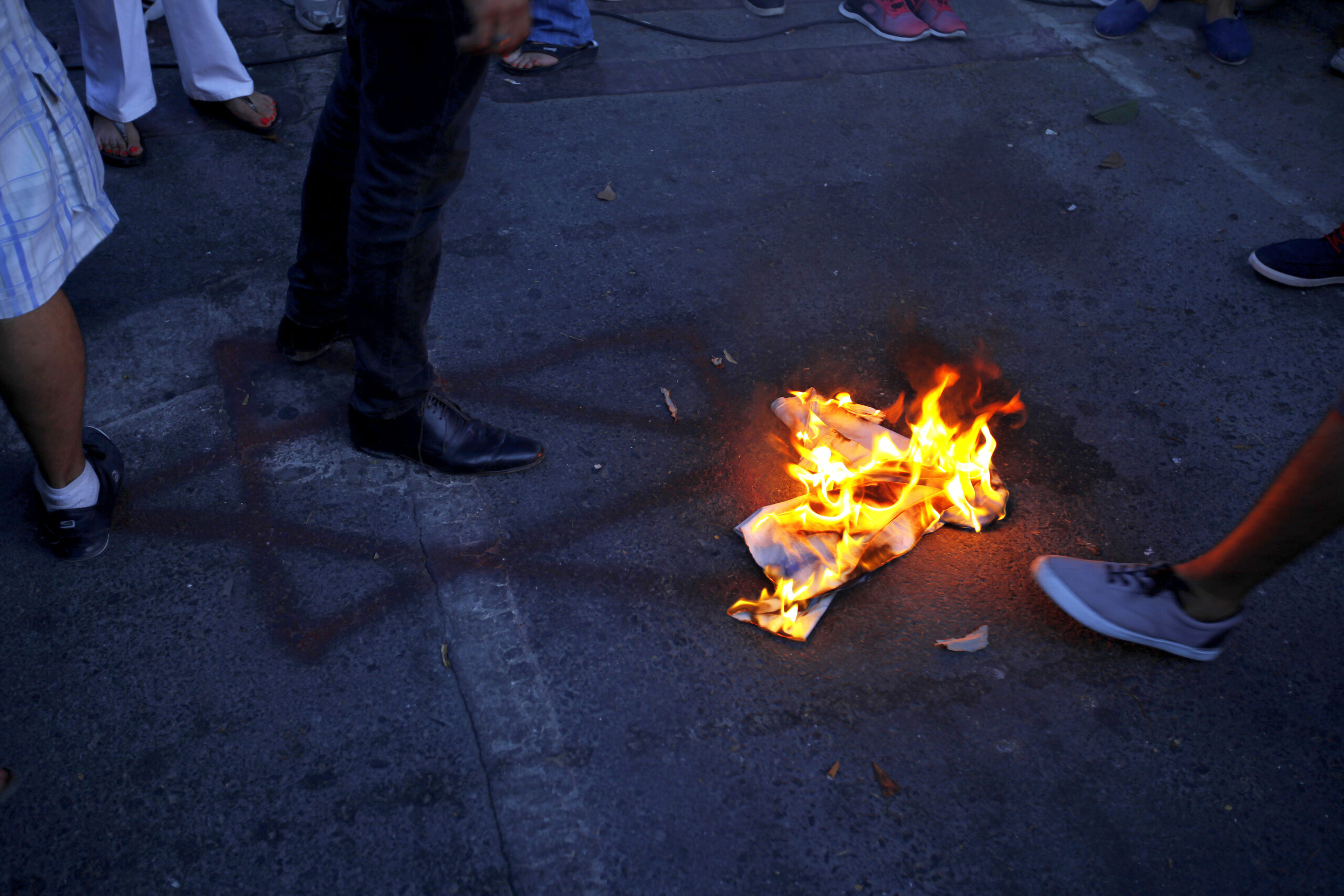 Protesters denounce Israel at embassy in Cyprus