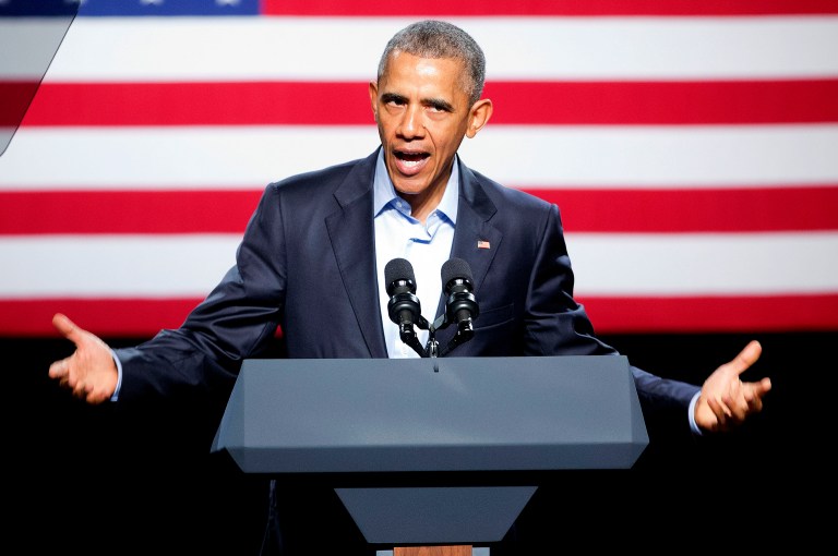 —œIt is very important for us to remind ourselves of who we are and what is best about American democracy and not slip into some of the bad habits that currently manifest themselves in the other party,—&pound; said President Obama. (AP Photo/Pablo Martinez Monsivais)