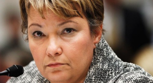 Former Environmental Protection Agency Administrator Lisa Jackson announced her resignation in December 2012 following revelations of her use of a non de plume in a government email address to conduct official business. (AP Photo)