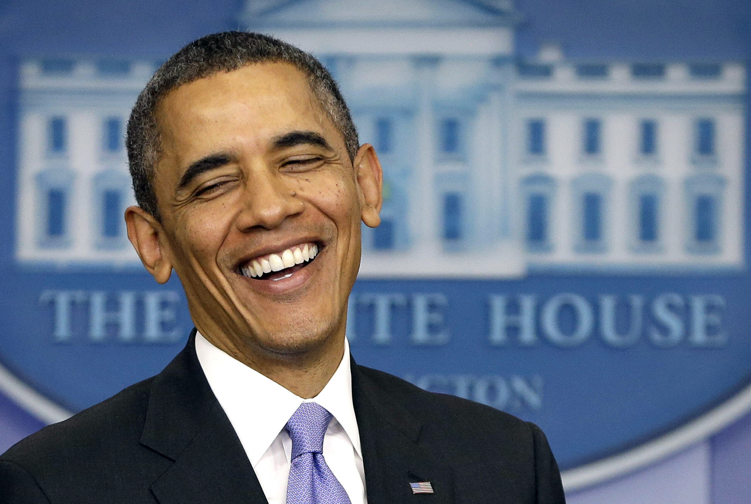 Obama focuses on a tough year’s ups, not its downs