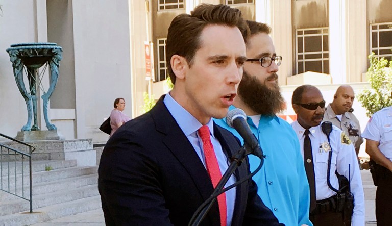 Sen. Claire McCaskill, D-Mo., just barely survived in 2012 by helping an incompetent Republican candidate named Todd Akin win his party primary. This time, it doesn't look like there's going to be much of a contest in the Republican primary. Attorney General Josh Hawley (pictured above), a 37-year-old rising star who was just elected in November, has announced that he's in the race to win. (AP Photo/Jim Salter, File)