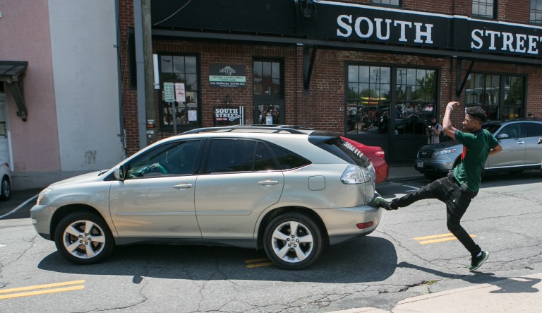The violence in Charlottesville came from not just white racists. Counter-protesters showed up in Charlottesville prepared to engage in violence, and did. (Graeme Jennings/ Washington Examiner)