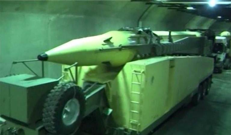 Footage from a state news organization showed Emad precision-guided missiles in a mountain storage facility guarded by Iran's Revolutionary Guards, according to a Tuesday report. (Screenshot)
