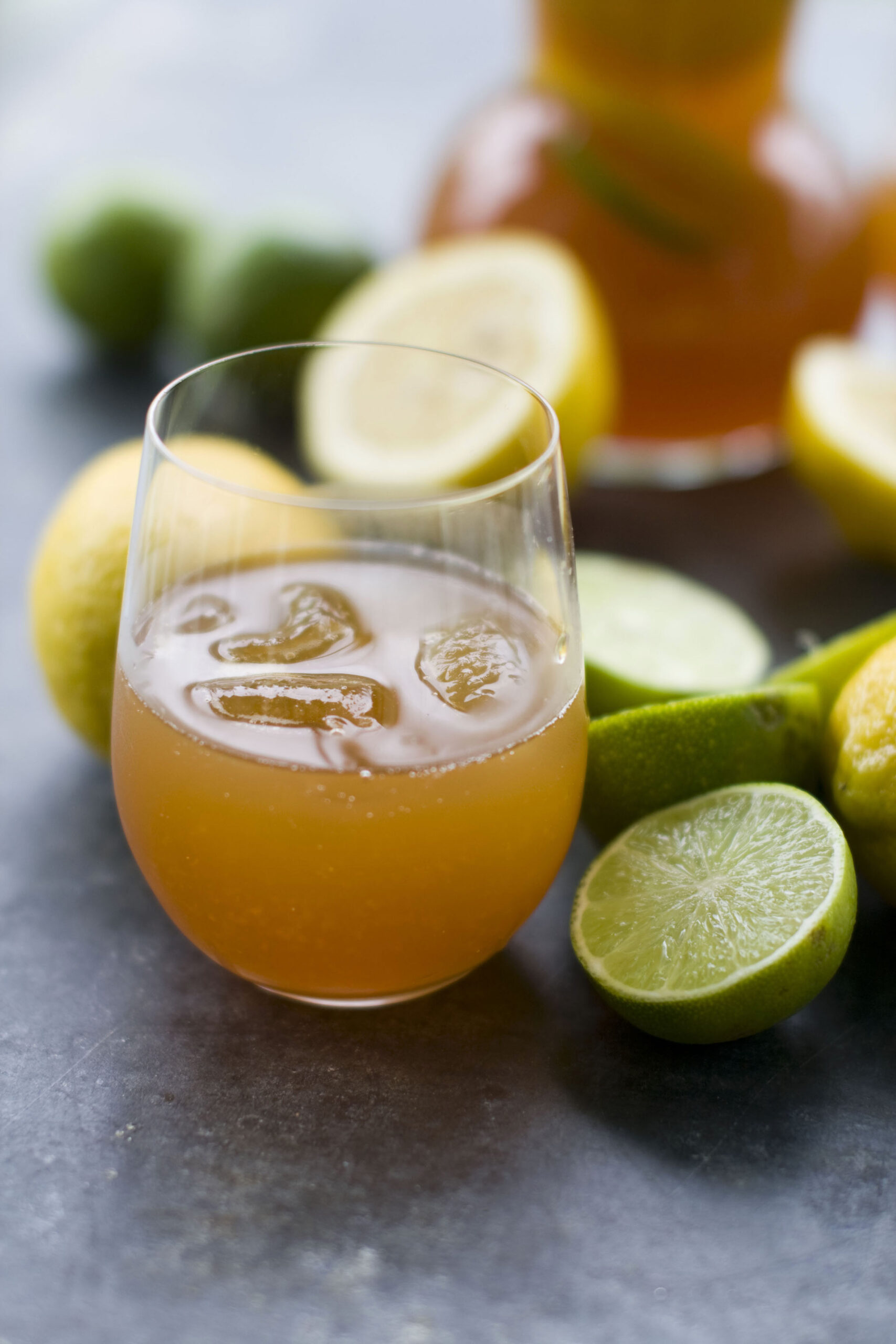 An easy blend of iced tea and lemonade for summer