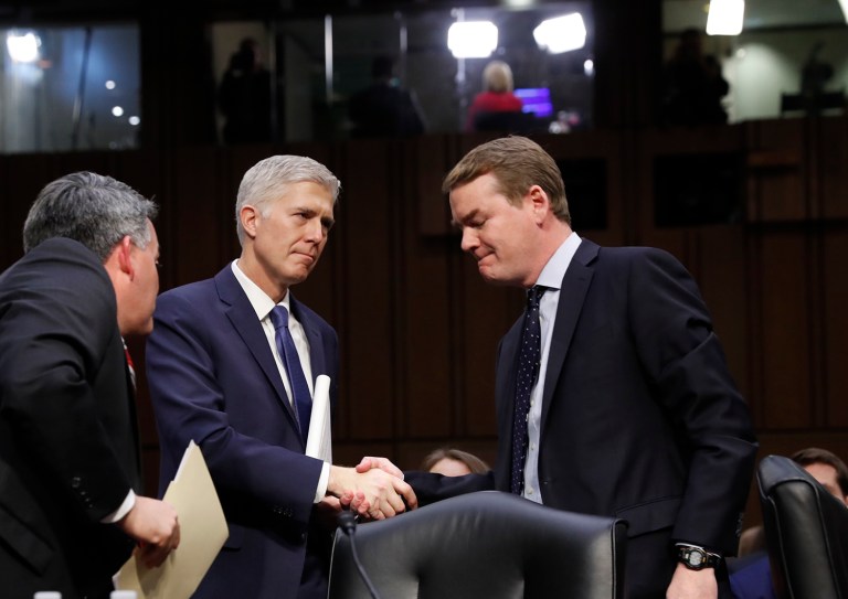 Colorado groups are pushing the Democratic senator to vote for the Supreme Court nominee. (AP Photo/Pablo Martinez Monsivais)