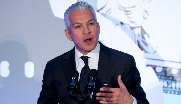 The president of the U.S. Hispanic Chamber of Commerce resigned from President Trump's National Diversity Council on Tuesday in the wake of the administration's decision to rescind the Deferred Action for Childhood Arrivals program. (AP Photo/Carolyn Kaster)