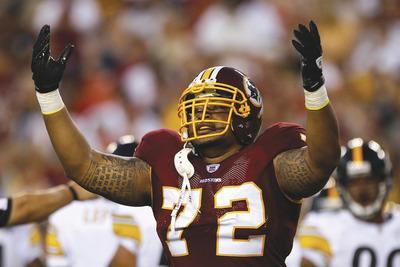 Patrick Semansky, AP
The Redskins'Stephen Bowen will return on Monday to Dallas, where he played his first five seasons in the NFL.