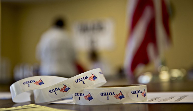 Pennsylvania's off-year election results are worth examining in order to take the voters' temperature one year out from Donald Trump's historic win here that few predicted, and one year away from the 2018 midterm elections. (Daniel Acker/Bloomberg)