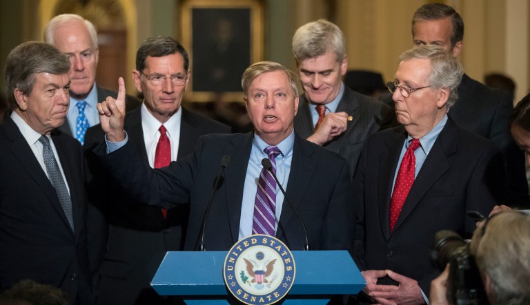 The Graham-Cassidy proposal will be discussed at a Senate Finance Committee hearing next week. (AP Photo/J. Scott Applewhite)
