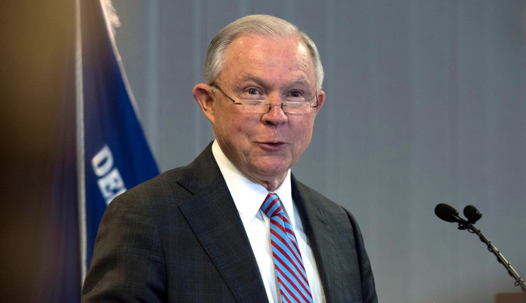Attorney General Jeff Sessions said that 