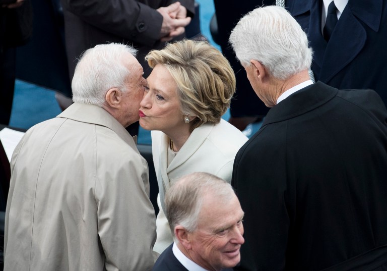 Well, we did it. Against all odds, we pulled out all the stops and ended the Clinton dynasty. (AP Photo/Carolyn Kaster)