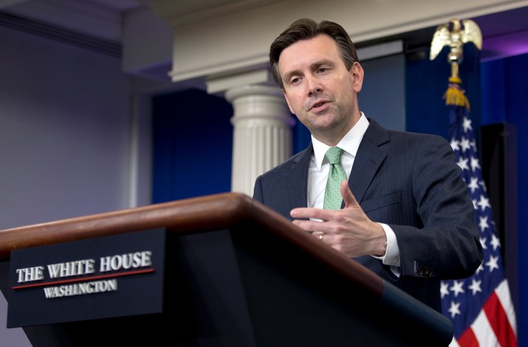 White House press secretary Josh Earnest said he 