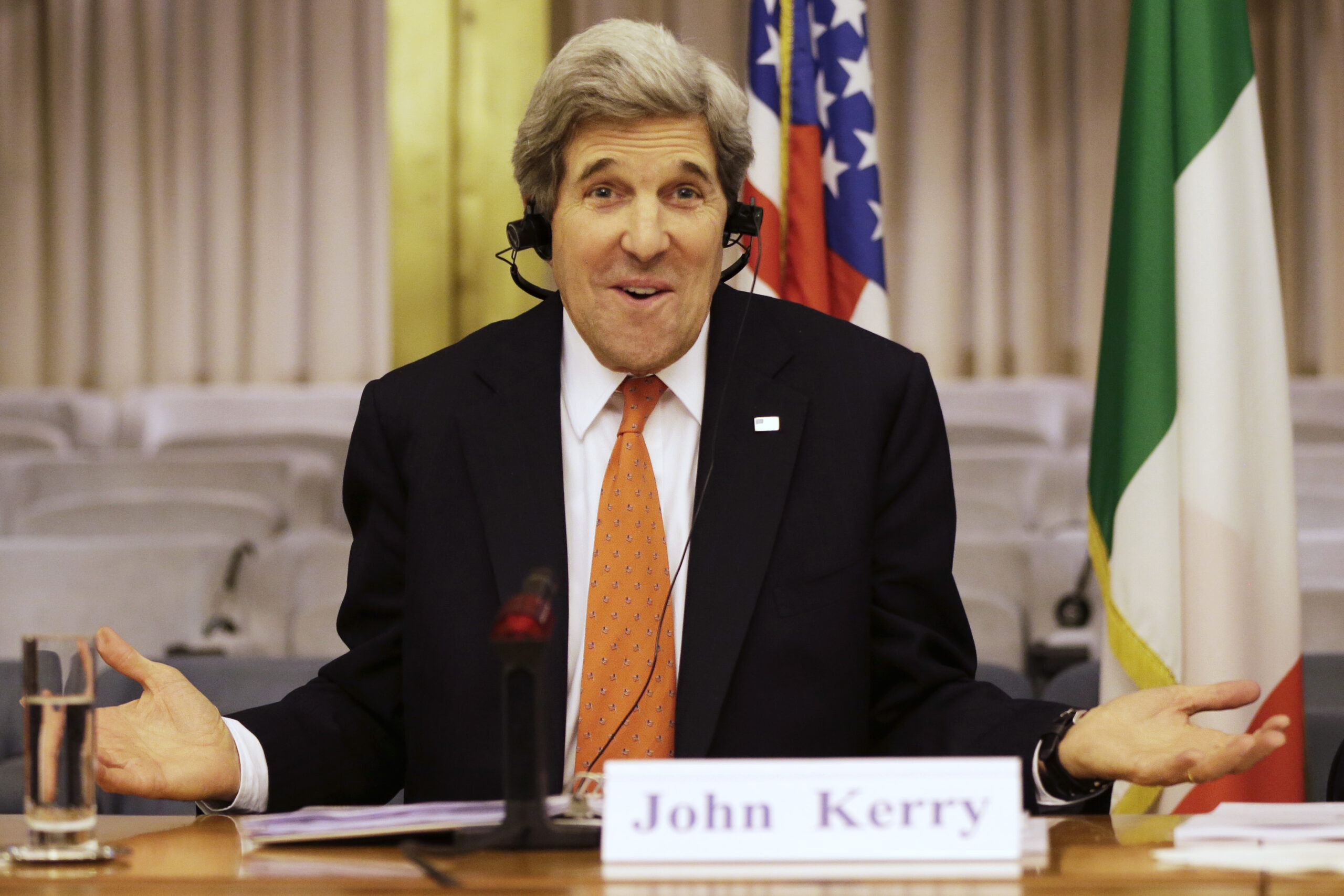 A diplomatic natural, Kerry hits ground running