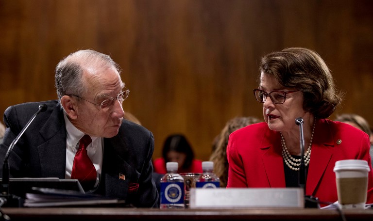 On Friday, Judiciary Committee chairman Charles Grassley and ranking Democrat Dianne Feinstein sent a letter to FBI acting director Andrew McCabe and Deputy Attorney General Rod Rosenstein demanding briefings on the latest in the Russia investigation. (AP Photo/Andrew Harnik)