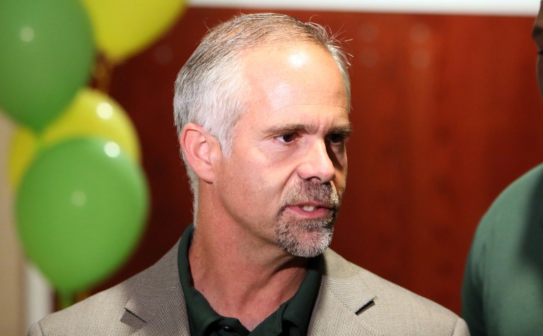 U.S. Rep. Tim Huelskamp, who was elected in 2010, lost the Tuesday primary to Republican challenger Roger Marshall. (Lindsey Bauman/The Hutchinson News via AP)
