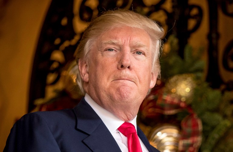 The election of Trump has put the kibosh on two projects long pursued by American elites. (AP Photo/Andrew Harnik)