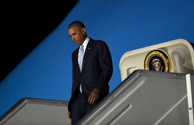 President Obama will cut short his trip to Europe to get back to the U.S. a day earlier than scheduled. (AP Photo/Susan Walsh)