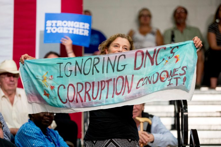 Top candidates for Democratic National Committee chairman were furiously whipping votes Thursday, just two days before the close of a contentious four-month campaign. (AP Photo/Andrew Harnik)