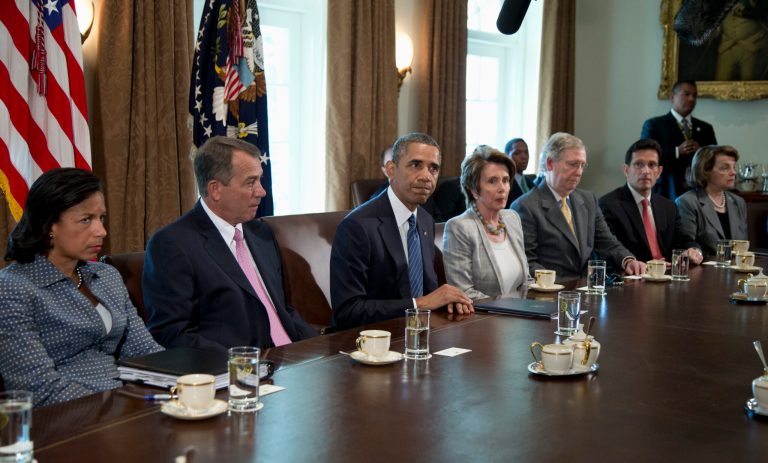 The Obama administration is struggling to convince a skeptical public that U.S. airstrikes against Syria are needed, two new polls say. (AP/Carolyn Kaster)