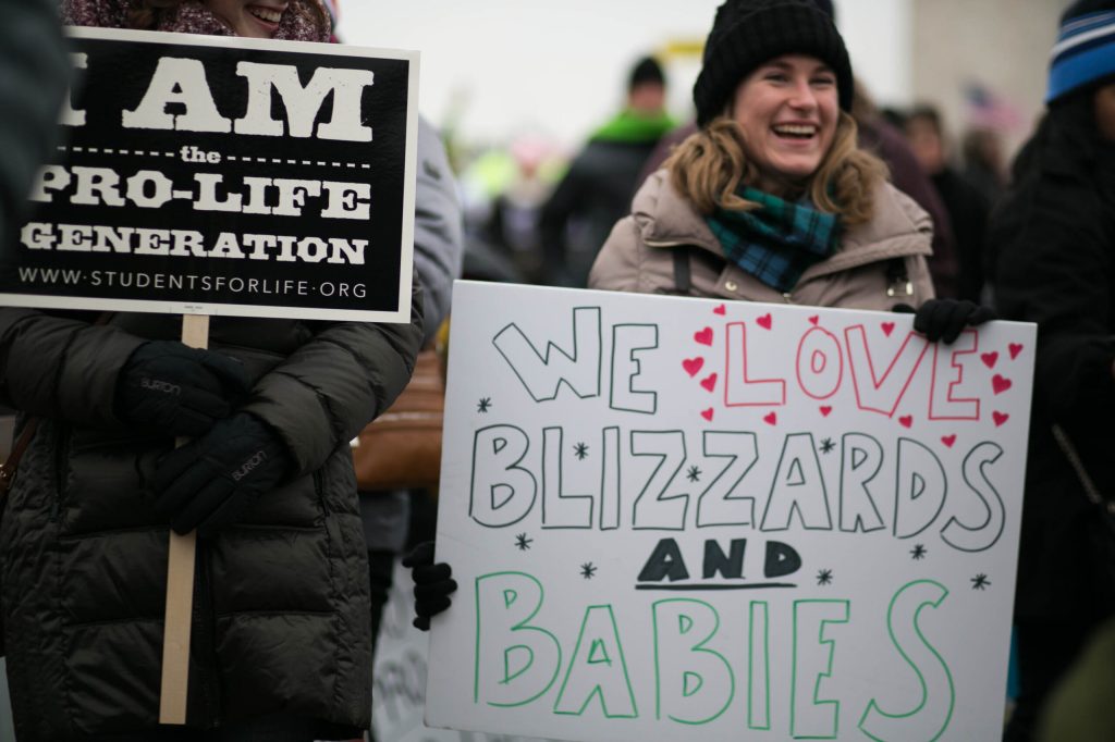 March for Life concludes as blizzard ramps up