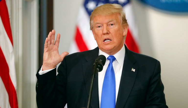 President Trump has presented the Left with a once-in-lifetime opportunity to define itself through opposition, and they're blowing their moment rallying around grifters and looney-tune social media warriors. (AP Photo/Pablo Martinez Monsivais)