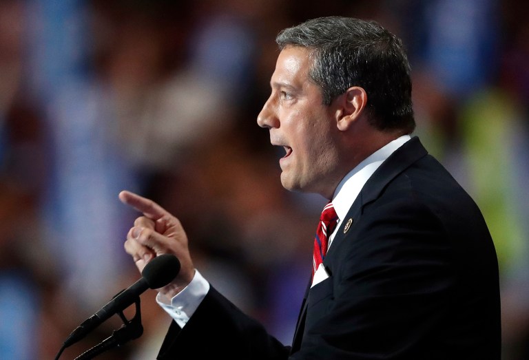 Rep. Tim Ryan, D-Ohio, announced Thursday that he would run against Rep. Nancy Pelosi, D-Calif. (AP Photo/Paul Sancya)