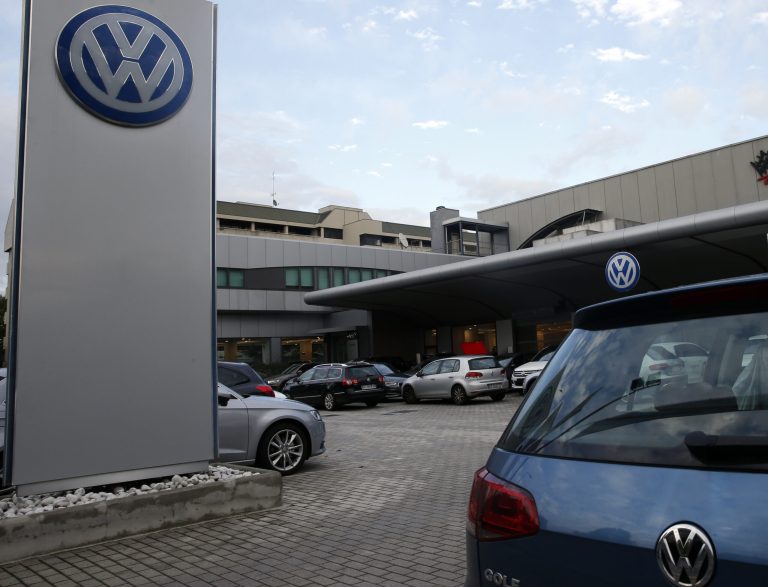 According to a statement from Volkswagen, the recall involves 2.4 million vehicles in Germany and 8.5 million across Europe.Â (AP Photo/Luca Bruno)