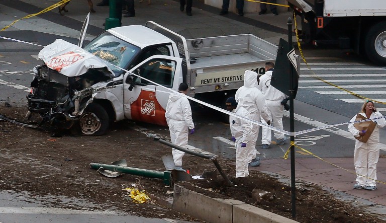 Police said eight were killed in the attack and 15 were injured. Police also said the suspect is now in custody. (AP Photo/Bebeto Matthews)