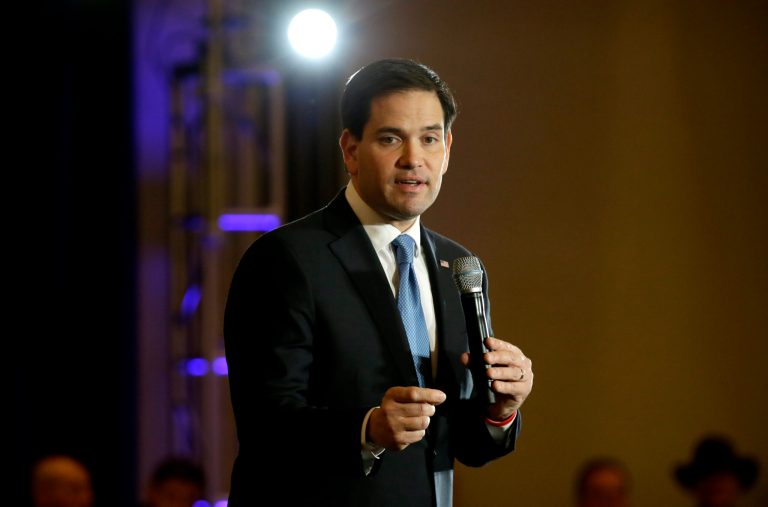 Republican presidential candidate Sen. Marco Rubio claimed he has 