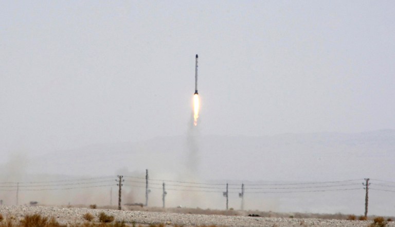 ICBMs are exactly why Iran keeps sending satellites into space. (AP Photo/Iranian Defense Ministry,Vahid Reza Alaei)